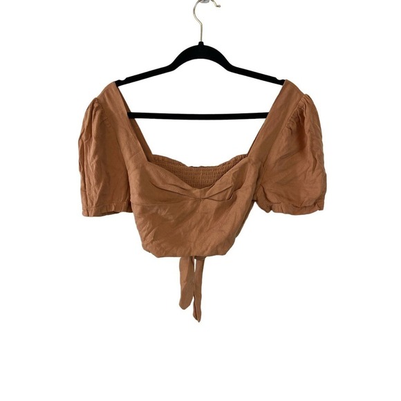 The Odell’s Lola Crop Top - Sun Tan size S - Picture 1 of 5